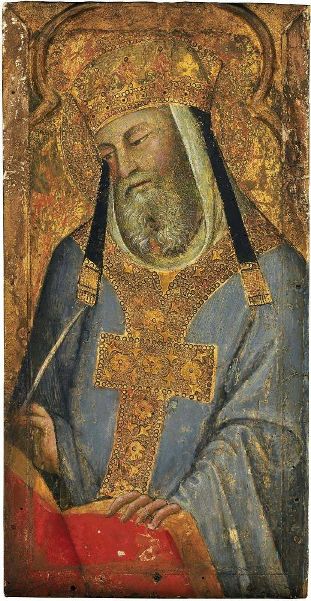 St. Gregory the Great  ca. 1385  by Bartolo di Fredi ca. 1330-1410 Museum of Fine Arts Boston 15.953